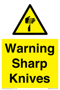 Warning Sharp Knives